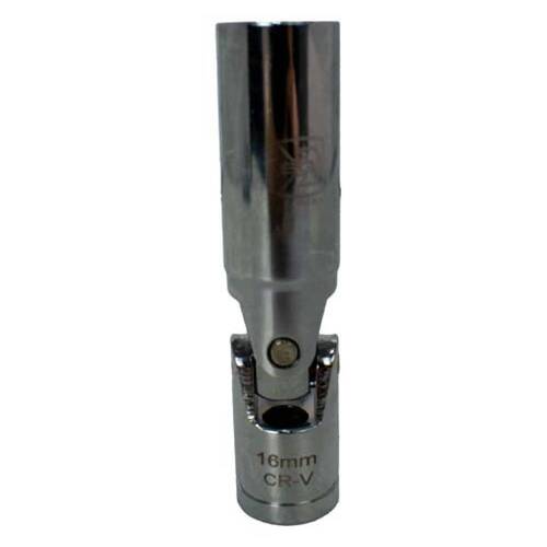Jogo de soquete para vela articulada 8 a 16 mm com 6 peças Jogo de soquete para vela articulada 8 a 16 mm com 6 peças