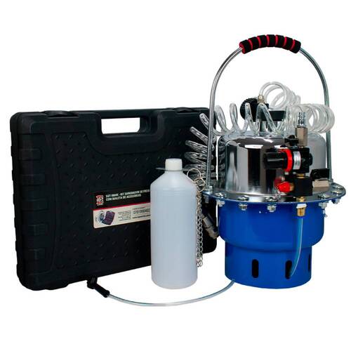 Sangrador de freio pneumático 6L com acessórios - SGT-990402K Sangrador de freio pneumático 6L com acessórios - SGT-990402K