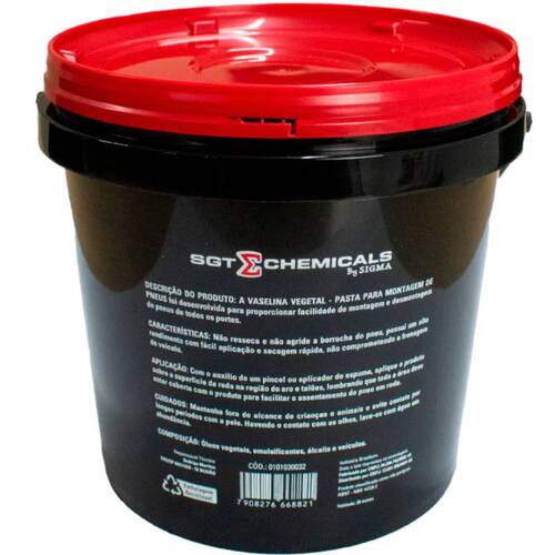 Vaselina vegetal em pasta para pneus 3,2L 