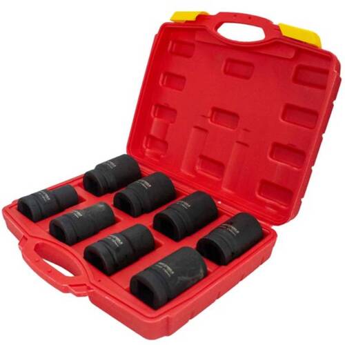 Jogo de soquetes longo aço cromo molibdênio encaixe 1 Jogo de soquetes longo aço cromo molibdênio encaixe 1
