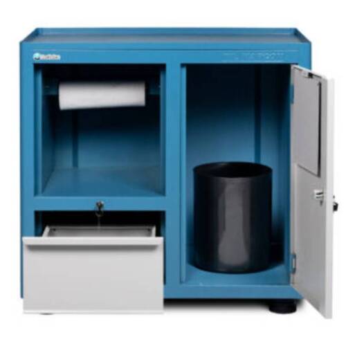 Gaveteiro modular com 1 gaveta e porta lixeira Gaveteiro modular com 1 gaveta e porta lixeira