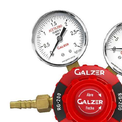 Regulador de pressão acetileno - RG-200 Regulador de pressão acetileno - RG-200