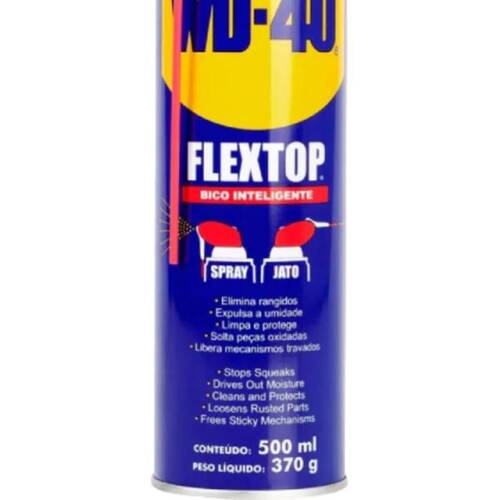 Kit 3 �leos lubrificante desengripante com Bico Inteligente 500 ml - FLEXTOP