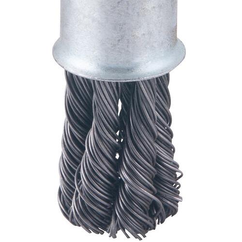 Escova de aço torcido tipo pincel 19 mm Escova de aço torcido tipo pincel 19 mm