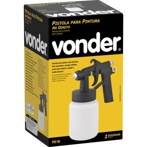 Pistola para pintura com caneca plstica 750 ml - PDV 90