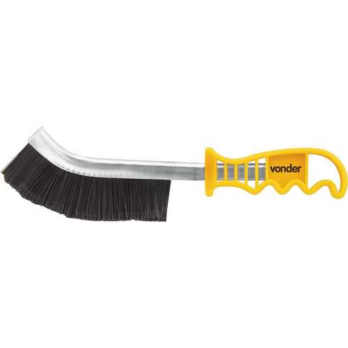 Escova de nylon manual com cabo plástico Escova de nylon manual com cabo plástico