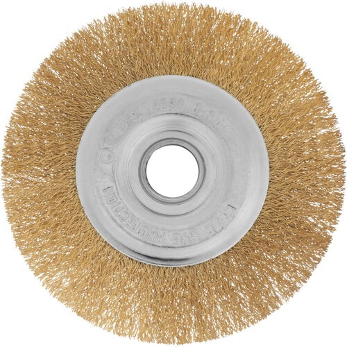 Escova de aço latonado circular ondulada 6 Escova de aço latonado circular ondulada 6