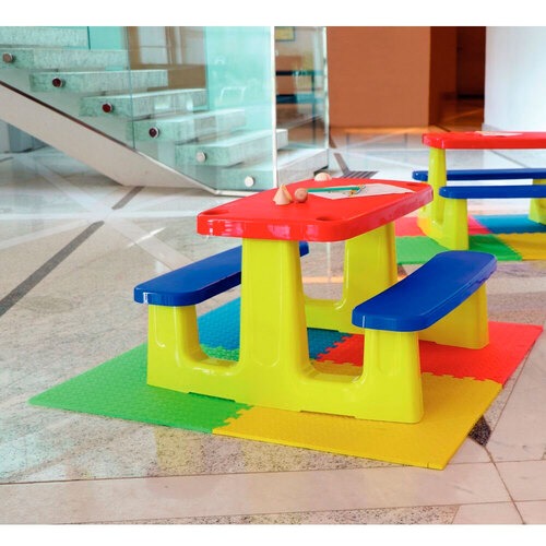 Mesa Infantil para Pic-nic e escolar colorida - 92360000