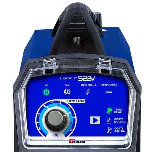 Máquina de corte plasma 40A com tocha bivolt - HARDCUT 52 BV 110V/220V Máquina de corte plasma 40A com tocha bivolt - HARDCUT 52 BV 110V/220V