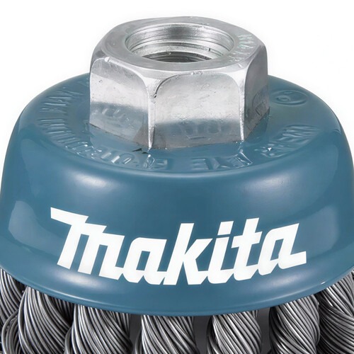 Escova de aço torcida tipo copo 50 mm com rosca - D-24119 Escova de aço torcida tipo copo 50 mm com rosca - D-24119
