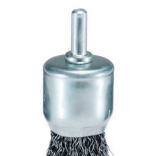 Escova de aço ondulada tipo pincel 25 mm Escova de aço ondulada tipo pincel 25 mm