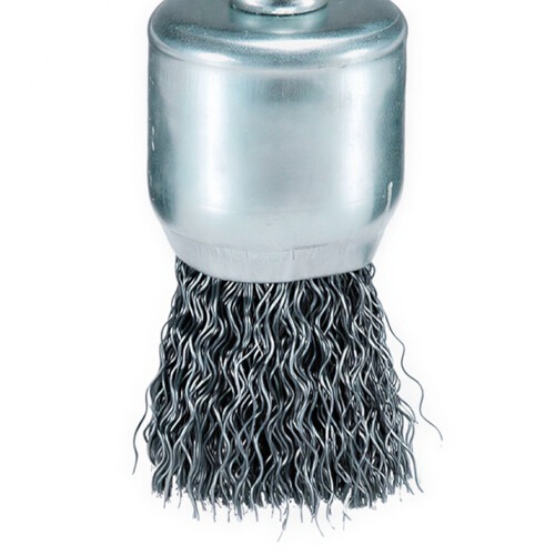 Escova de aço ondulada tipo pincel 25 mm Escova de aço ondulada tipo pincel 25 mm