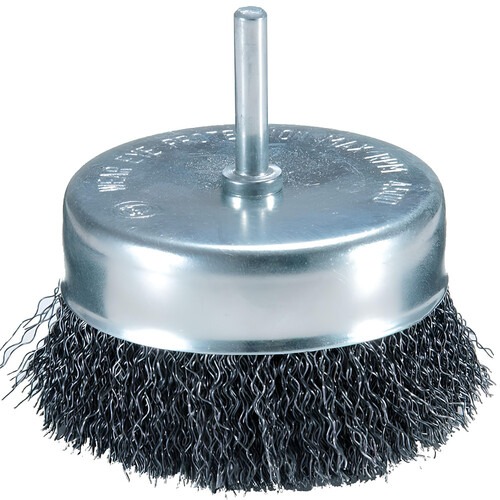 Escova de aço ondulada tipo copo 3.1/8 Escova de aço ondulada tipo copo 3.1/8