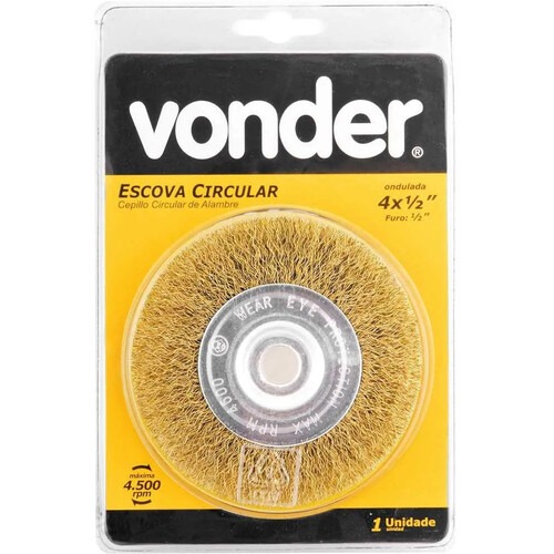 Escova de aço latonado circular ondulada 4 Escova de aço latonado circular ondulada 4