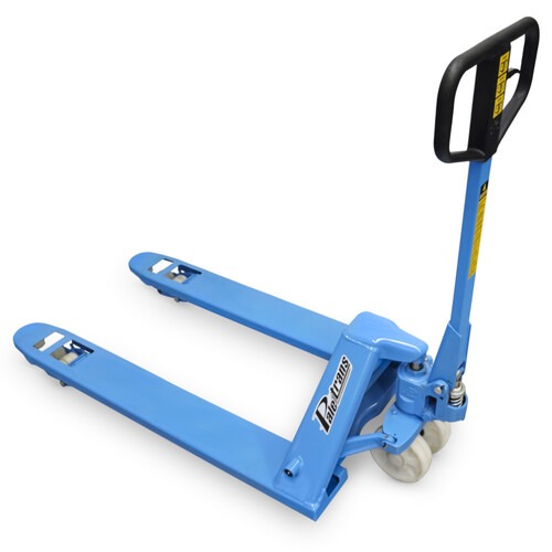 Transpalete hidráulico 3.000 kg 680 mm com rodas duplas de nylon - TM3000 RTN Transpalete hidráulico 3.000 kg 680 mm com rodas duplas de nylon - TM3000 RTN