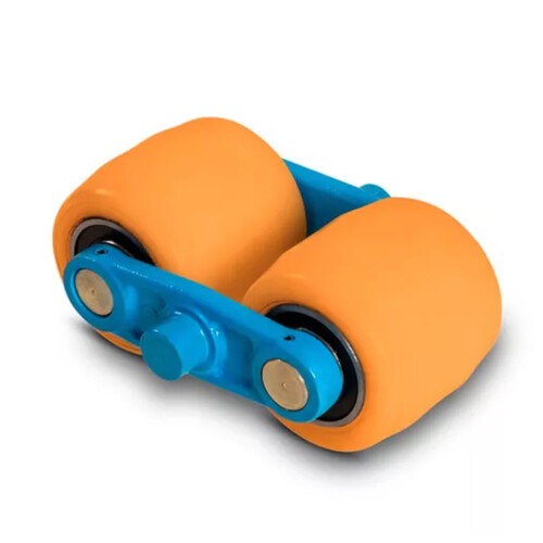 Transpalete hidráulico 2.500 kg 525 mm com rodas duplas de poliuretano - TM2500 RTP Transpalete hidráulico 2.500 kg 525 mm com rodas duplas de poliuretano - TM2500 RTP