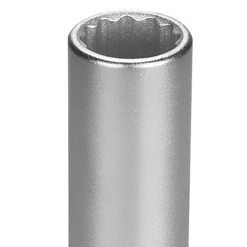 Soquete estriado longo 10 mm encaixe 1/2 Soquete estriado longo 10 mm encaixe 1/2