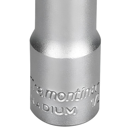 Soquete estriado longo 10 mm encaixe 1/2 Soquete estriado longo 10 mm encaixe 1/2