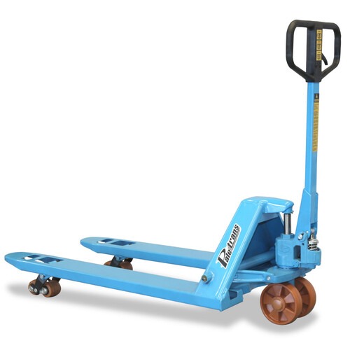 Transpalete hidráulico 2.500 kg 680 mm com rodas duplas de poliuretano - TM 2500 RTP Transpalete hidráulico 2.500 kg 680 mm com rodas duplas de poliuretano - TM 2500 RTP
