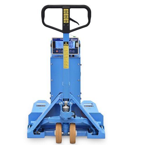 Transpalete hidráulico com balança 2.000 kg 545 mm rodas simples de poliuretano - TM2000B Transpalete hidráulico com balança 2.000 kg 545 mm rodas simples de poliuretano - TM2000B