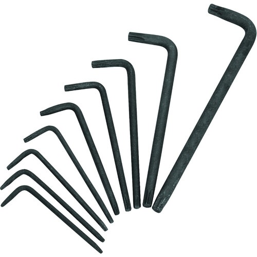 Jogo de chave hexalobular longa T6 a T60 com 15 peças - 43 TXL Jogo de chave hexalobular longa T6 a T60 com 15 peças - 43 TXL