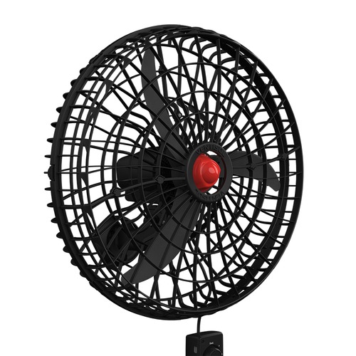 Ventilador de parede 60 cm oscilante com grade bipartida - New 220V Ventilador de parede 60 cm oscilante com grade bipartida - New 220V