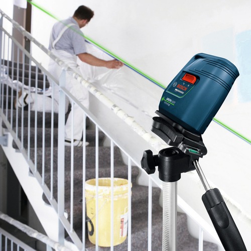 N�vel a laser verde 3 linhas alcance de 20 m com acess�rios - GLL3XG