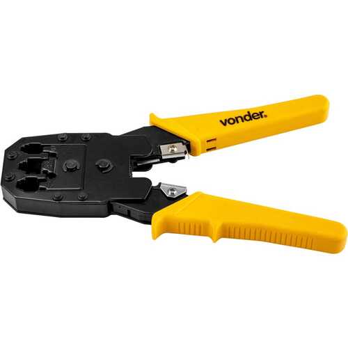 Alicate crimpador com desencapador de fios - ACV 245 Alicate crimpador com desencapador de fios - ACV 245