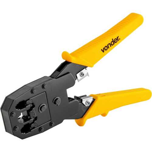 Alicate crimpador com desencapador de fios - ACV 245 Alicate crimpador com desencapador de fios - ACV 245