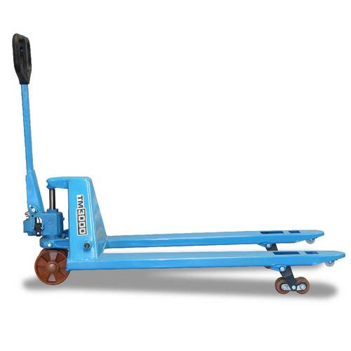 Transpalete hidr�ulico 3.000 kg 525 mm com rodas duplas de poliuretano - TM3000 RTP
