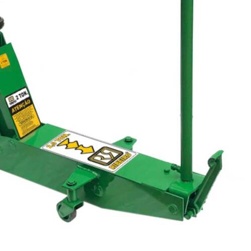 Macaco jacaré hidráulico longo 2,0T com rodas de ferro - RM0019 Macaco jacaré hidráulico longo 2,0T com rodas de ferro - RM0019