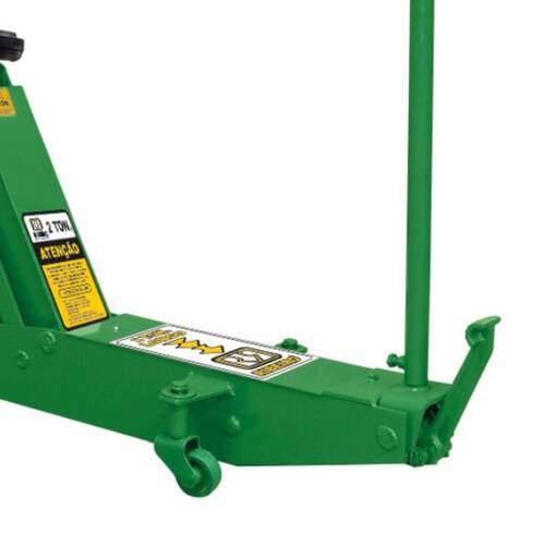 Macaco jacar� hidr�ulico extra longo 2,0T com rodas de ferro - RM0002