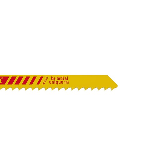 Lâmina serra tico tico 50 mm 8 dentes bimetal para madeira 5 peças - BU38 Lâmina serra tico tico 50 mm 8 dentes bimetal para madeira 5 peças - BU38