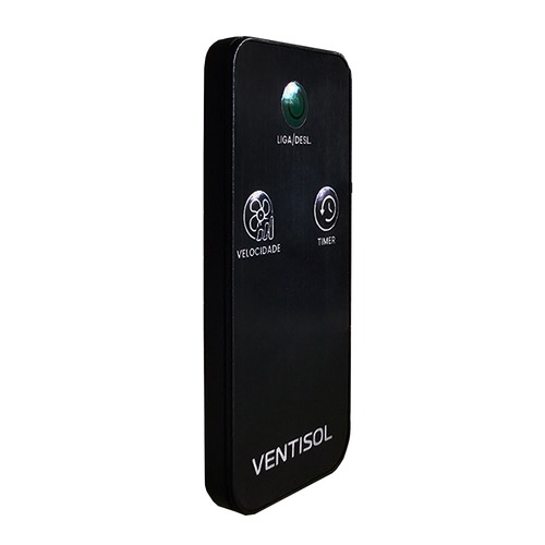 Ventilador de parede 60 cm oscilante 3 pás preto com controle - Max Control 110V/220V Ventilador de parede 60 cm oscilante 3 pás preto com controle - Max Control 110V/220V