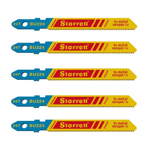 L�mina serra tico tico 50 mm bimetal para metal 5 pe�as - BU224