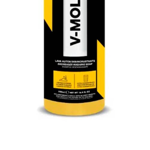 Detergente automotivo desincrustante 500 ml - V-MOL Detergente automotivo desincrustante 500 ml - V-MOL