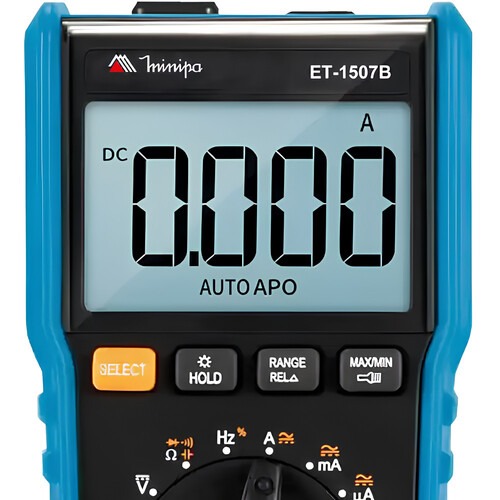 Multímetro digital portátil 600 volts CAT III - ET-1507B Multímetro digital portátil 600 volts CAT III - ET-1507B