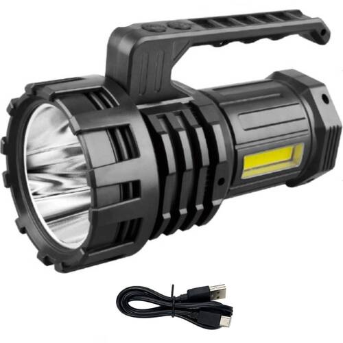 Refletor de busca recarreg�vel com LED COB multifuncional - BOM-4330 