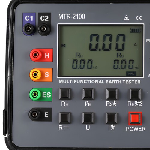 Terrômetro digital multifunção LCD 4 digitos CAT III 300V CAT IV 150V -MTR-2100 Terrômetro digital multifunção LCD 4 digitos CAT III 300V CAT IV 150V -MTR-2100