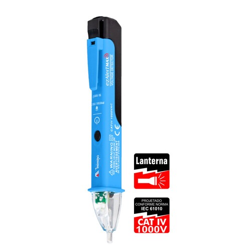 Detector de tensão 50 a 1000V CAT IV 1000V com Led - ezAlerT Max Detector de tensão 50 a 1000V CAT IV 1000V com Led - ezAlerT Max