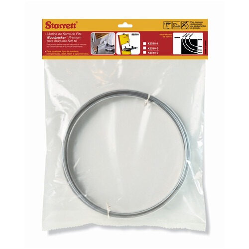 L�mina para serra de fita S2510 2,24 m 4 dentes - Woodpecker Premium