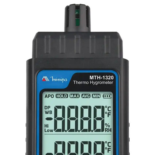 Relógio termo-higrômetro digital -20 a +60°C interno - MTH-1320 Relógio termo-higrômetro digital -20 a +60°C interno - MTH-1320