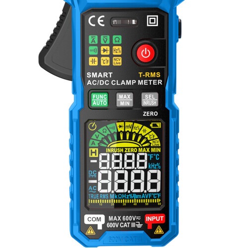 Alicate amperímetro digital True Rms CAT III 600V Smart - SM-3305 Alicate amperímetro digital True Rms CAT III 600V Smart - SM-3305