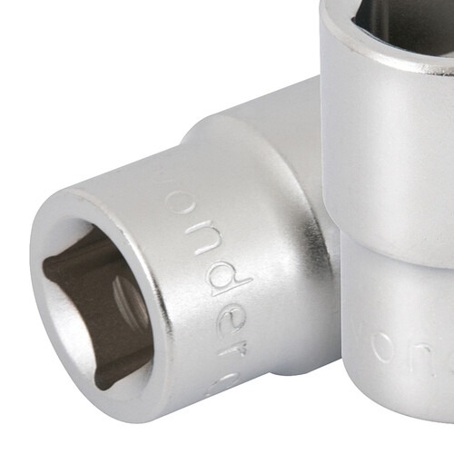Soquete sextavado 18 mm com encaixe 1/2 Soquete sextavado 18 mm com encaixe 1/2