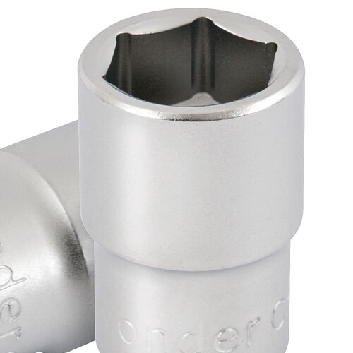 Soquete sextavado 19 mm encaixe de 1/2