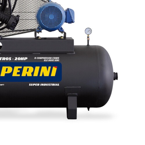Compressor de ar 80 pés 425 litros 20 hp trifásico contínuo - CJ 80 APW 425L Compressor de ar 80 pés 425 litros 20 hp trifásico contínuo - CJ 80 APW 425L