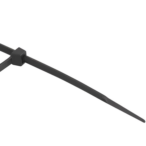 Abraçadeira de nylon preta 3,6 mm x 28 com 100 peças Abraçadeira de nylon preta 3,6 mm x 28 com 100 peças