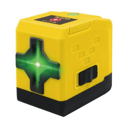 Nível a laser verde a pilha 2 linhas alcance de 5 m com suporte - BOM-6209 Nível a laser verde a pilha 2 linhas alcance de 5 m com suporte - BOM-6209