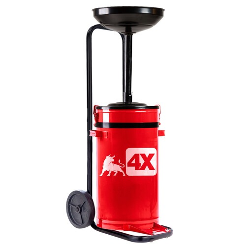 Coletor de �leo 50 litros com carrinho - 7883