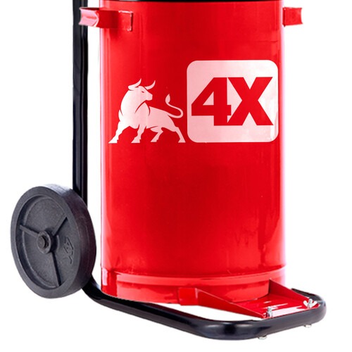 Coletor de �leo 50 litros com carrinho - 7883